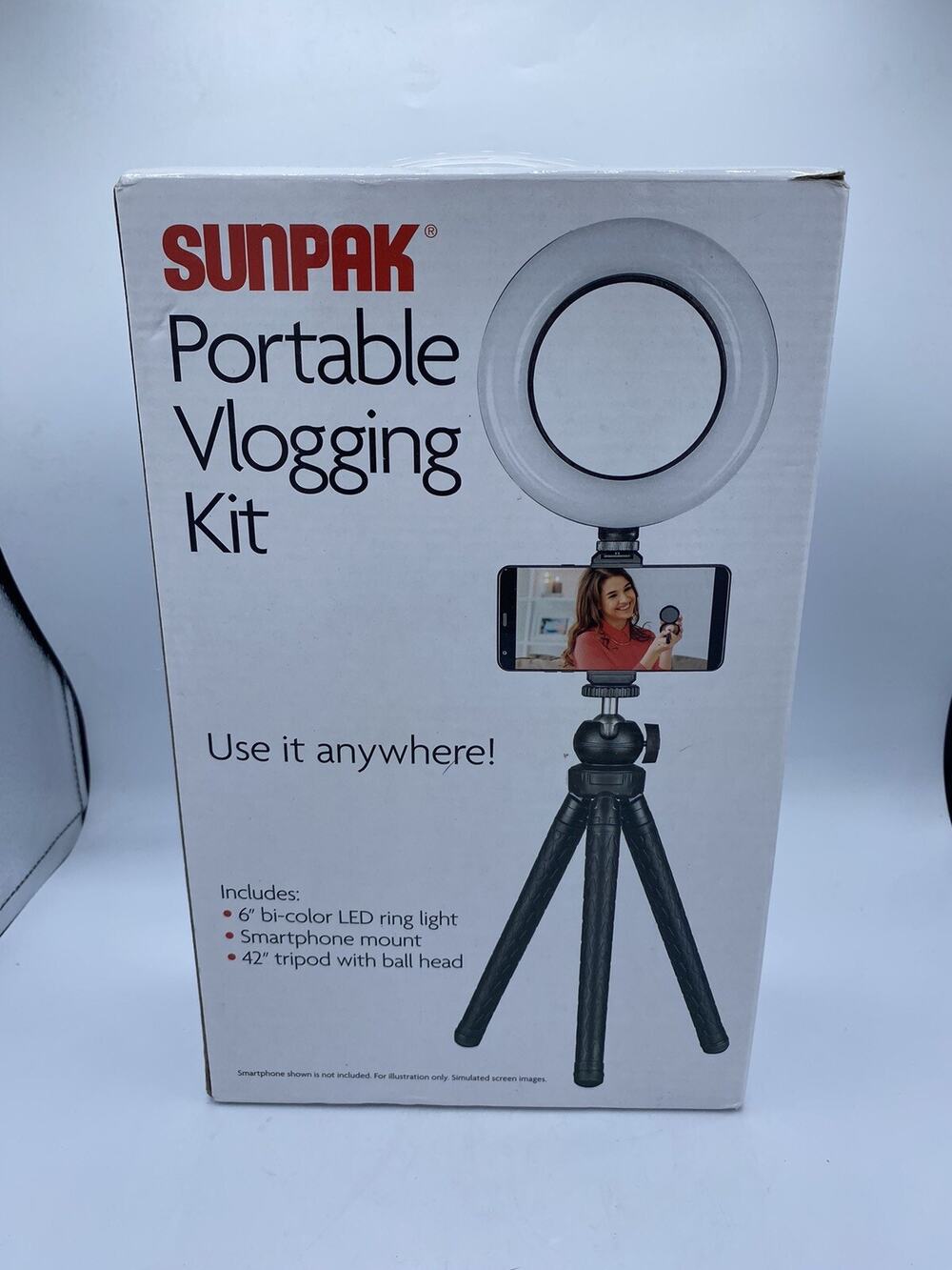 SUNPAK - Portable Vlogging Kit for Smartphones - Black - NEW IN BOX